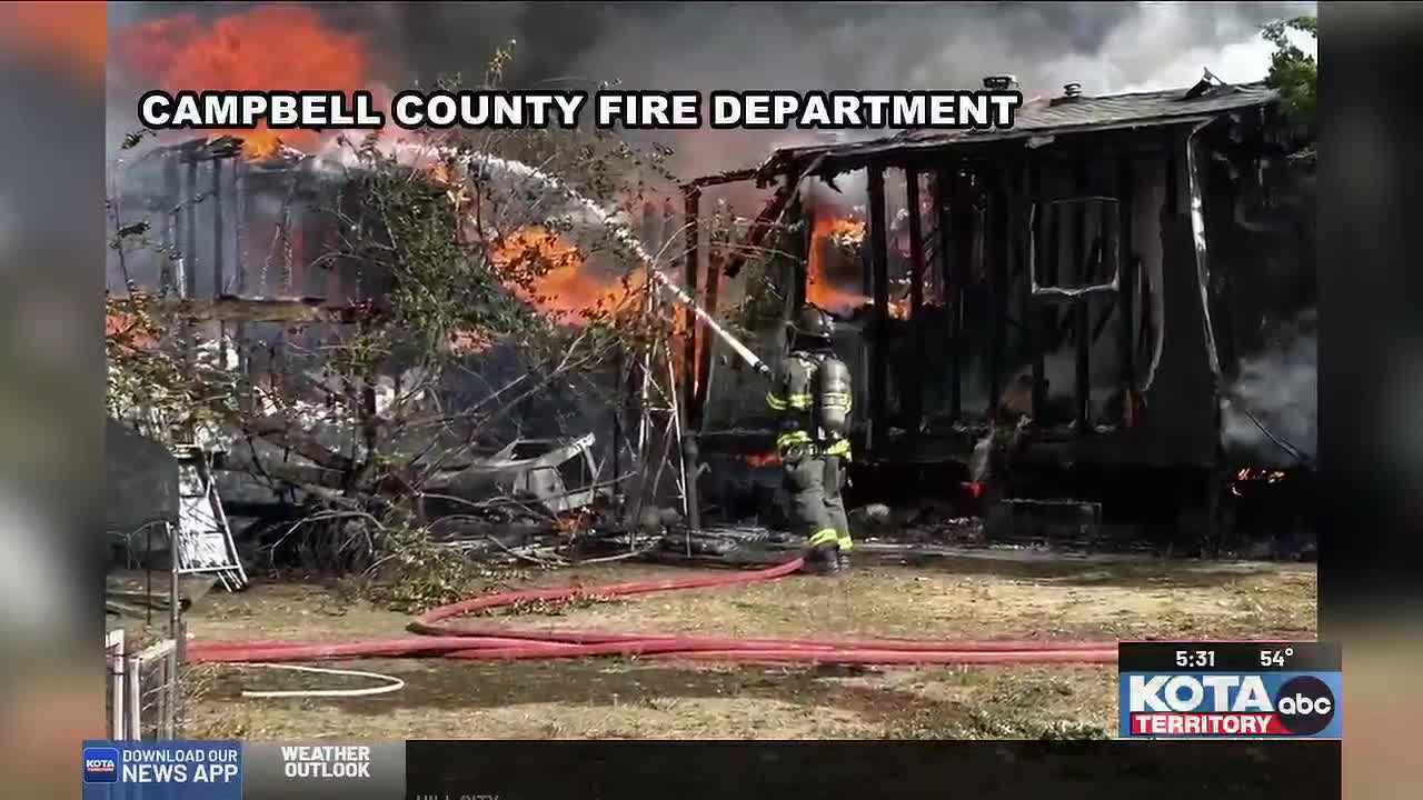 House Fire Near Gillette Displaces Three, Injures One, Causes Two Pet Fatalities