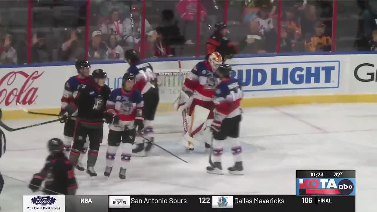Kansas City Mavericks End Rush Winning Streak With 3-0 Win