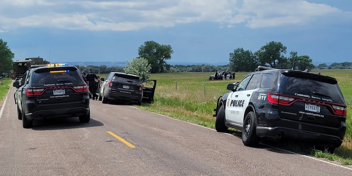 Armed carjacking suspect arrested after chase, standoff in Rapid City