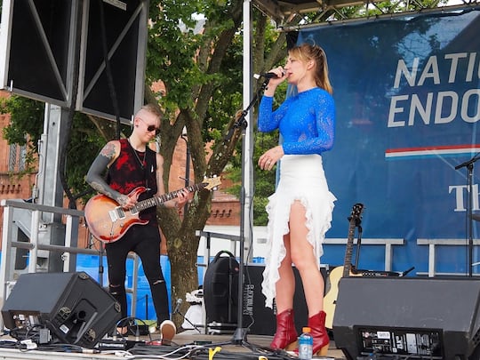 Faith Eliza, of Grand Junction, Colorado, performed on the National Endowment for the Arts...
