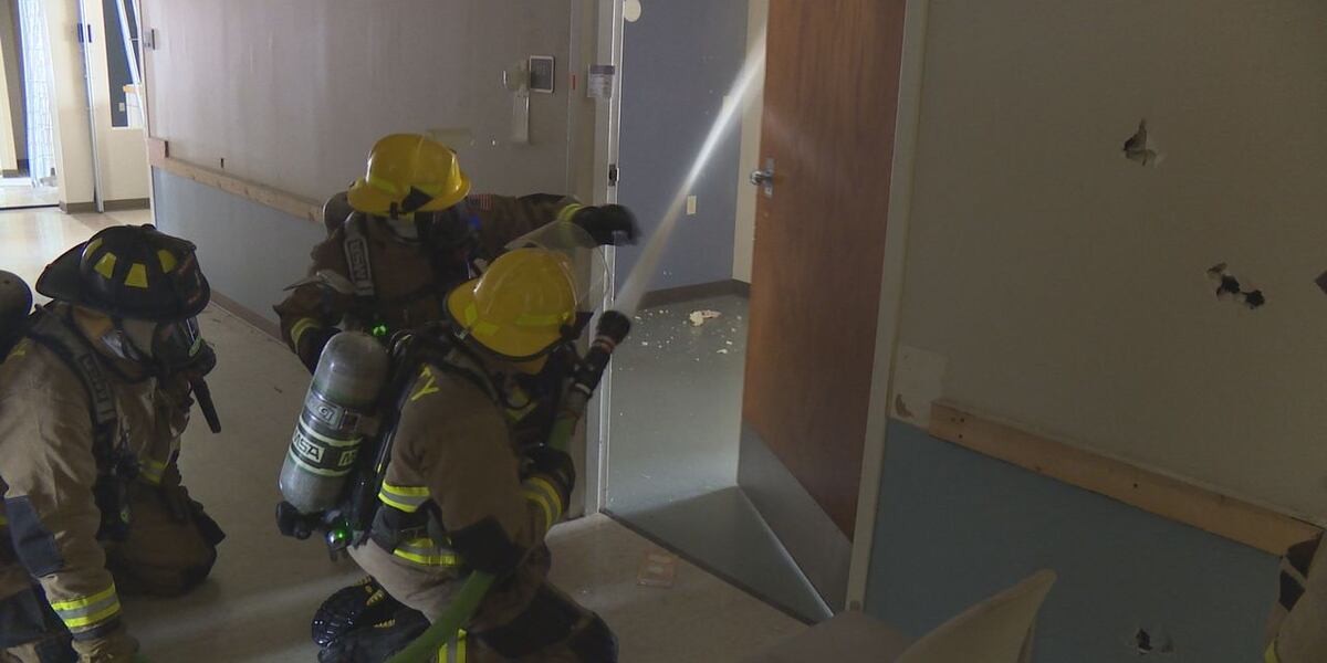 Steaple Rise Firefighting Training for a high-rise fire