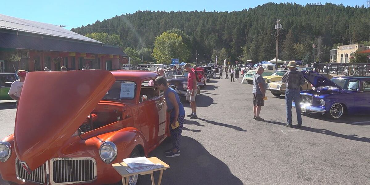 Custer Cars Ride Classic cars roll through Custer over the weekend