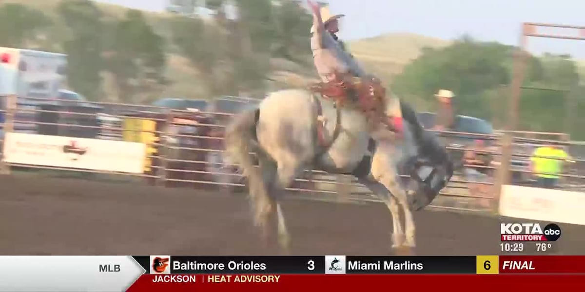 Jackson Ford delivers 80 point Saddle Bronc ride