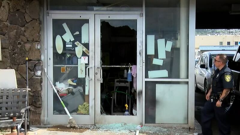 Hawaii authorities say burglars broke into a car dealership and took several cars and multiple...