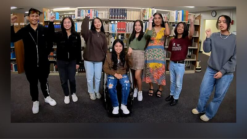 A group of high school seniors will be graduating with a college degree.