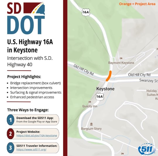 Public meeting on future bridge replacement project along U.S. Highway 16A in Keystone