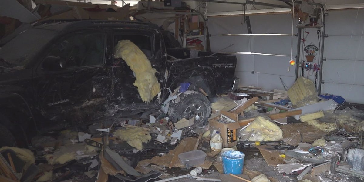 Drunk driver slams into side of home in Rapid Valley Monday night