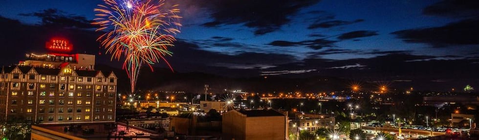 Fireworks illuminate the sky over Rapid City during an Independence Day celebration. Local...