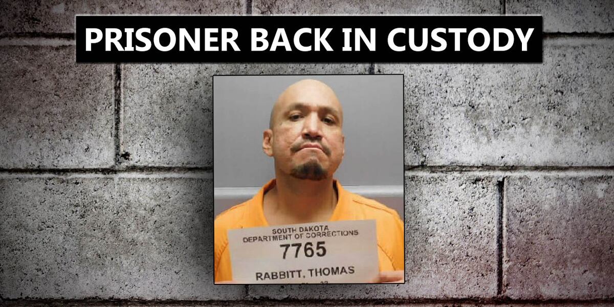 Offender Thomas Rabbit back in custody