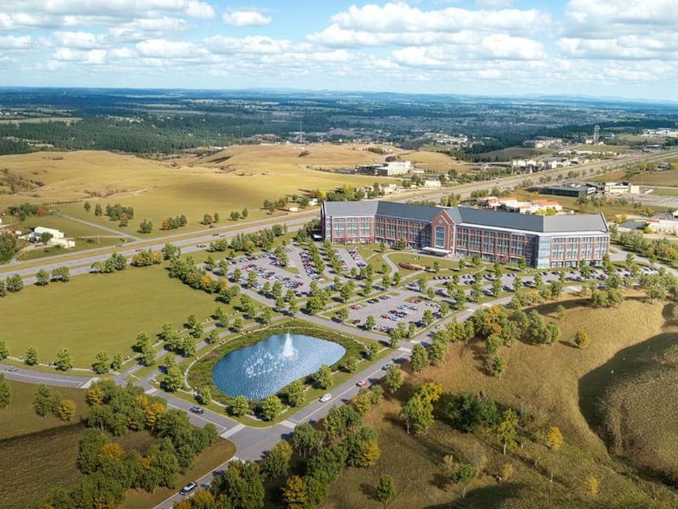 A rendering of the planned Sanford Black Hills Medical Center campus in Rapid City, S.D....