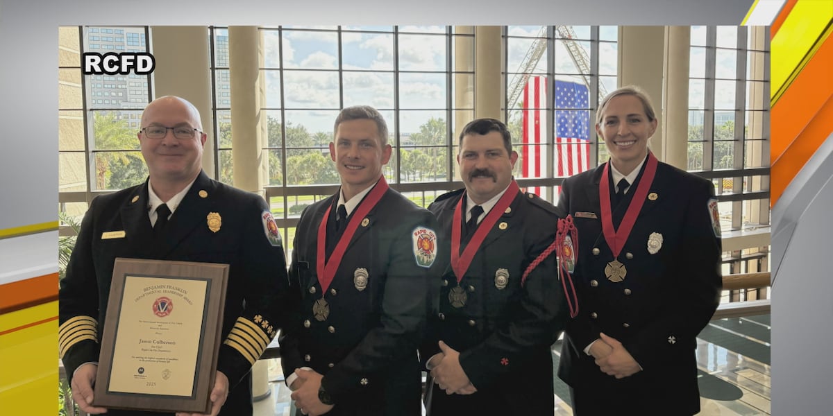 Rapid City firefighters honored with national valor award