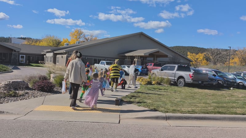 107 St. Elizabeth Seton preschoolers visit Good Samaritan's St. Martin Village in Rapid City...