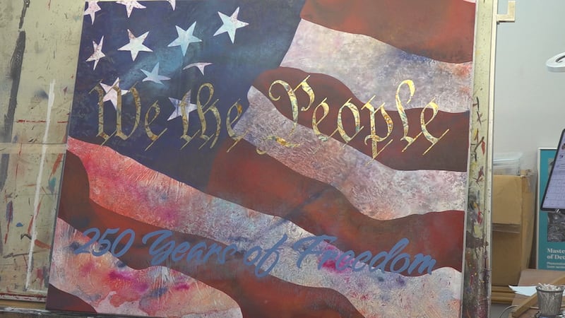 America’s 250th anniversary painting done by a Deadwood artist