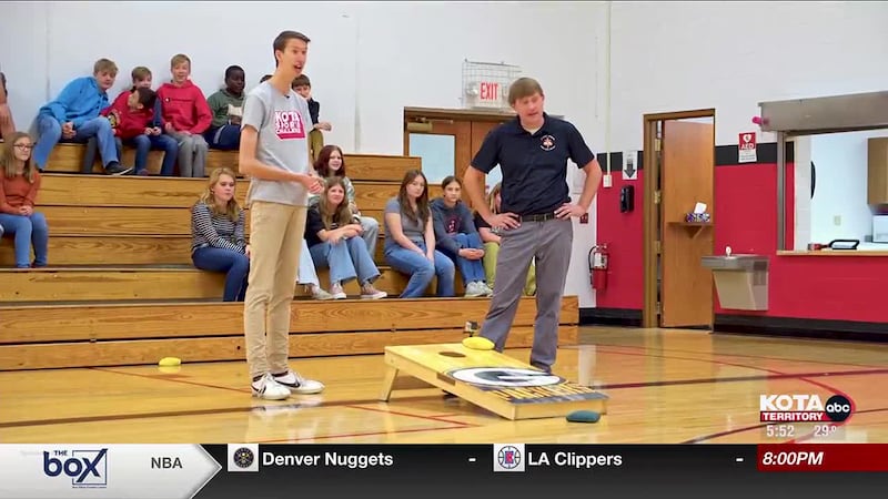 KOTA Sports Challenge: 2v2 cornhole at St. Paul's Lutheran School