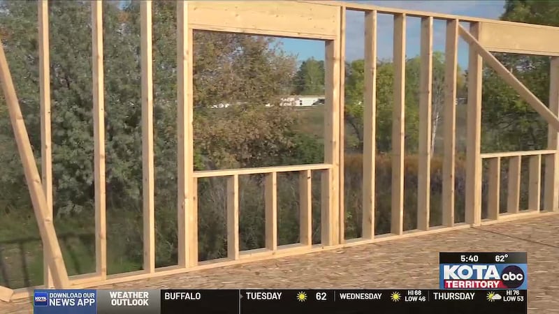 Western Dakota Tech students partnered with the Black Hills Homebuilders Association to build...