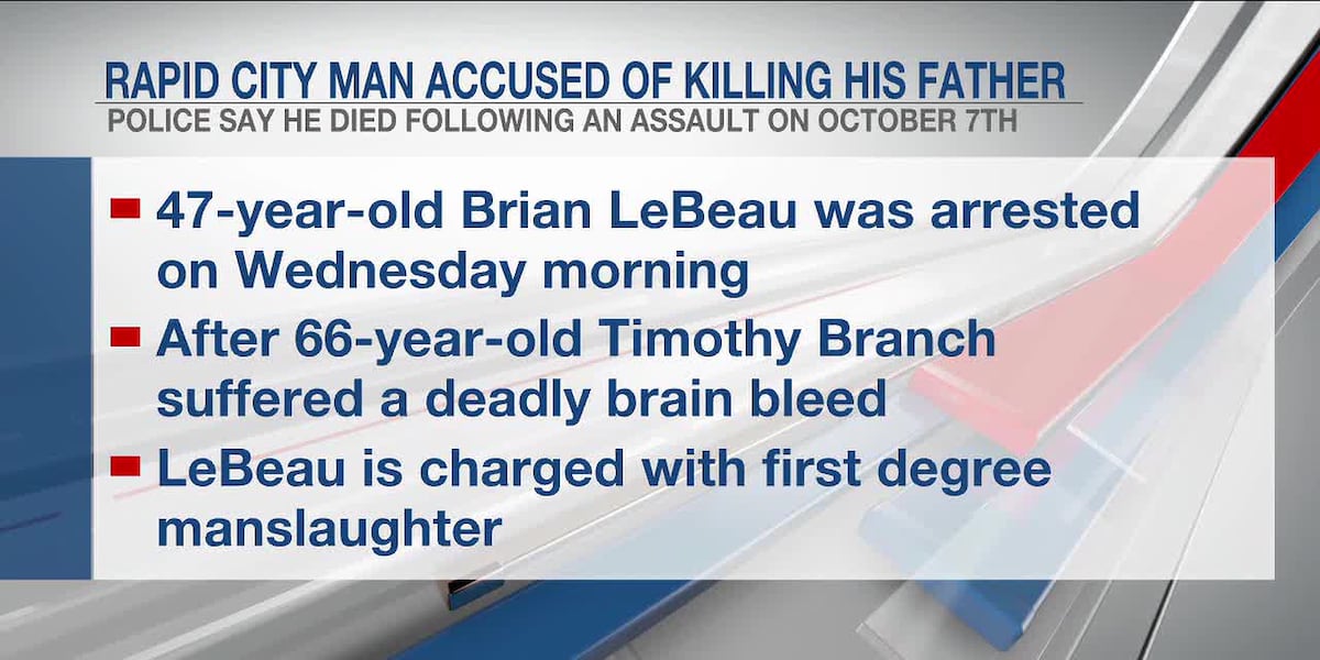 Rapid City man accused of killing his father